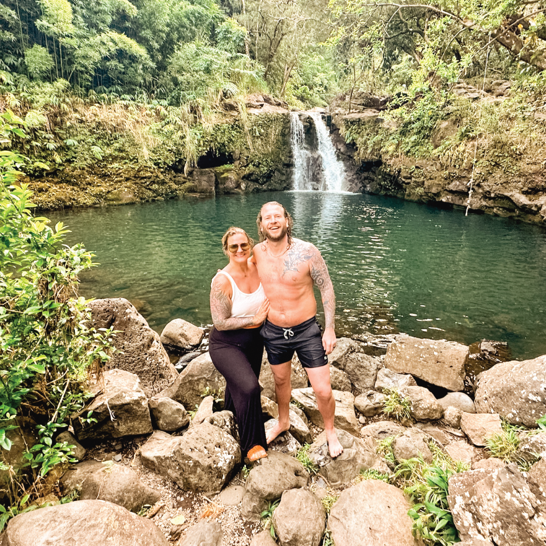 Jess + Adam, Owners of Hello Adorn Take a Trip To Maui Hawaii.
