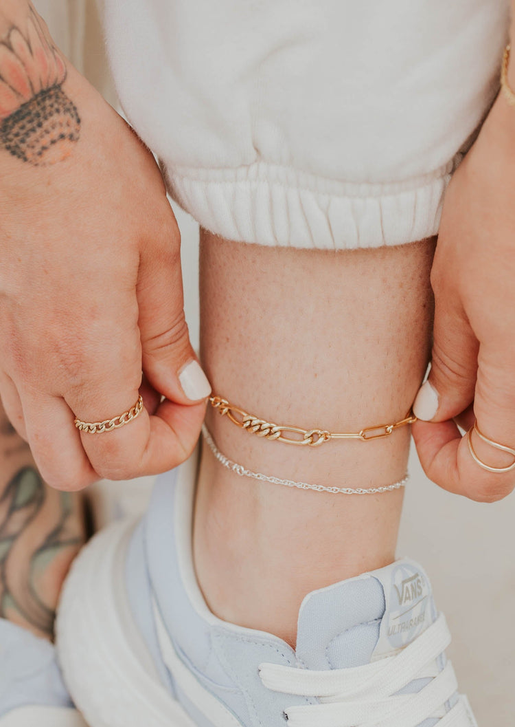 Patchwork Anklet
