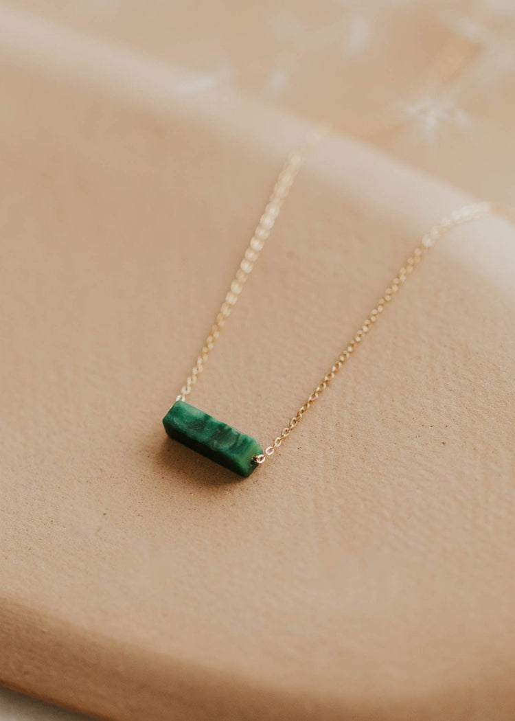 Moss Gemma Necklace
