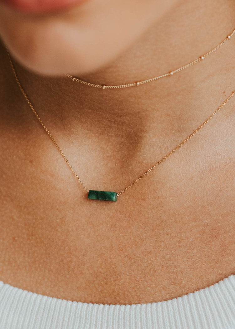 Moss Gemma Necklace