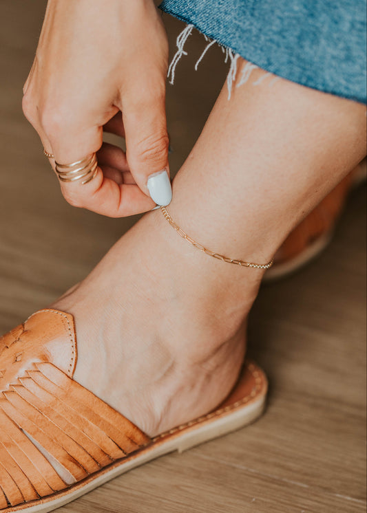 Patchwork Anklet