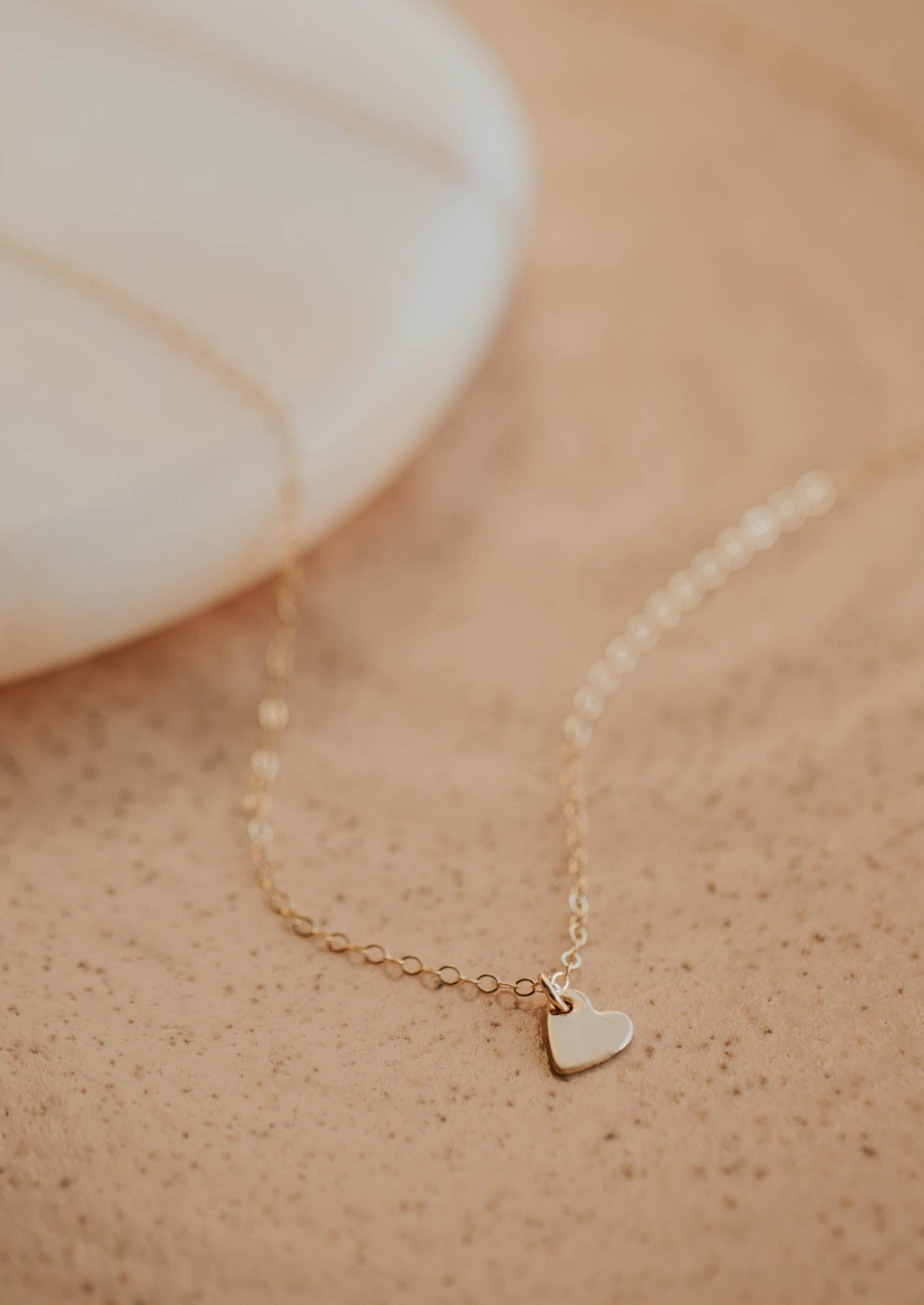 Tiny Heart Necklace Tiny heart necklace