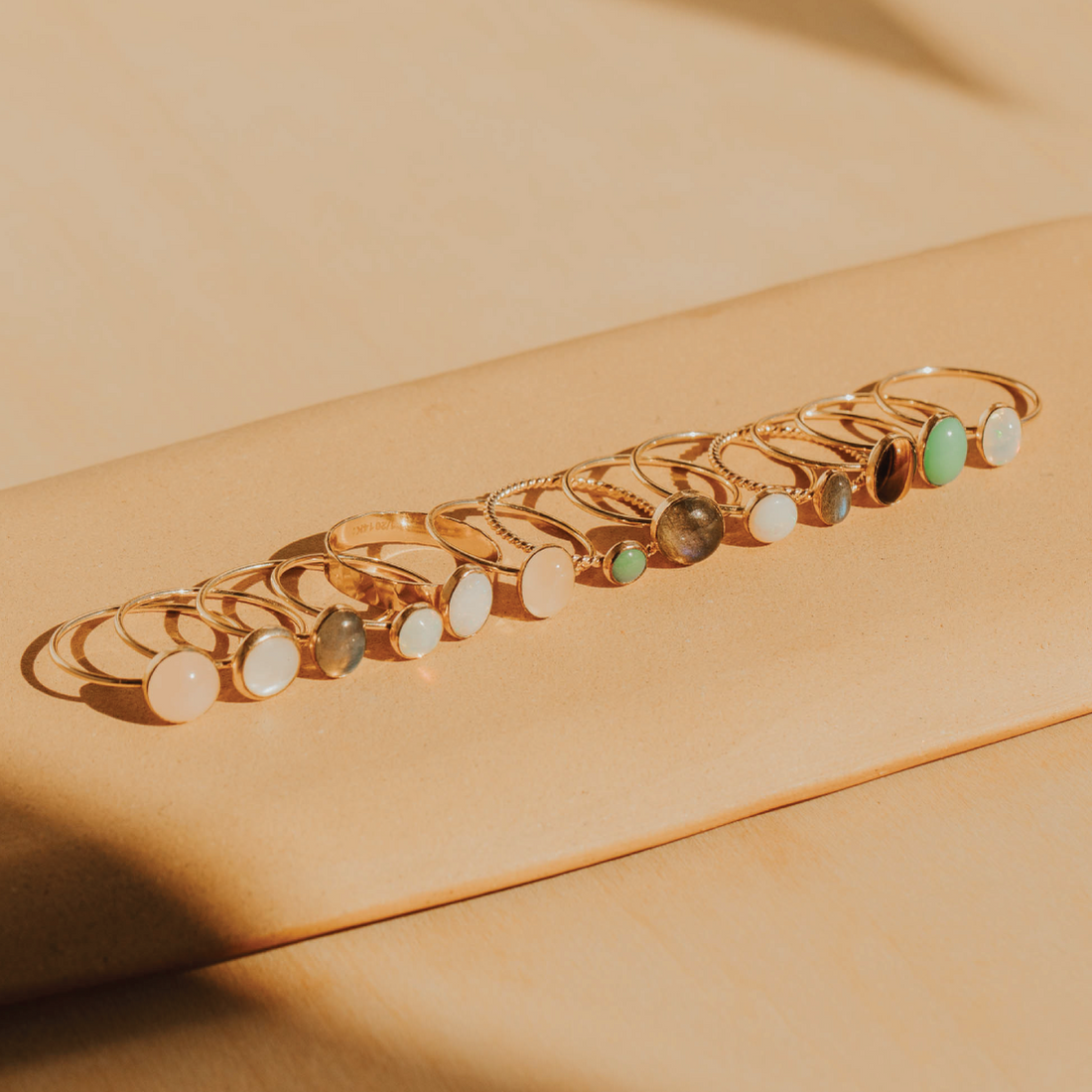 An Intentional Gemstone Ring Stacking Guide: Stack Week 2025