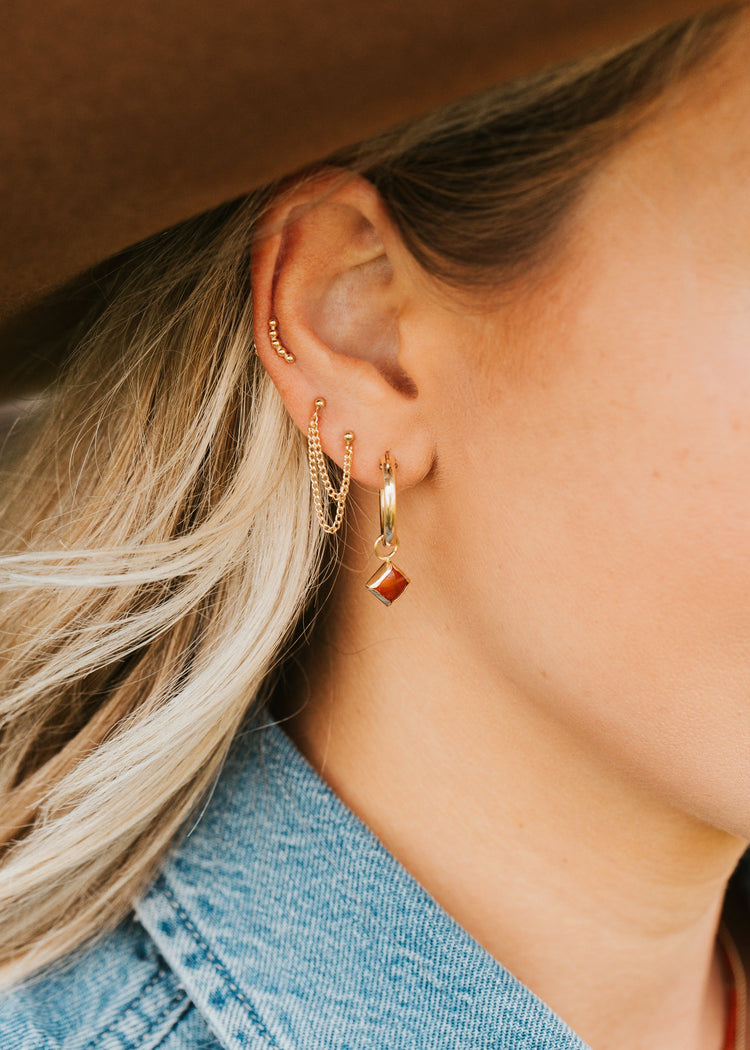 Billie Charms + Bold Hoops