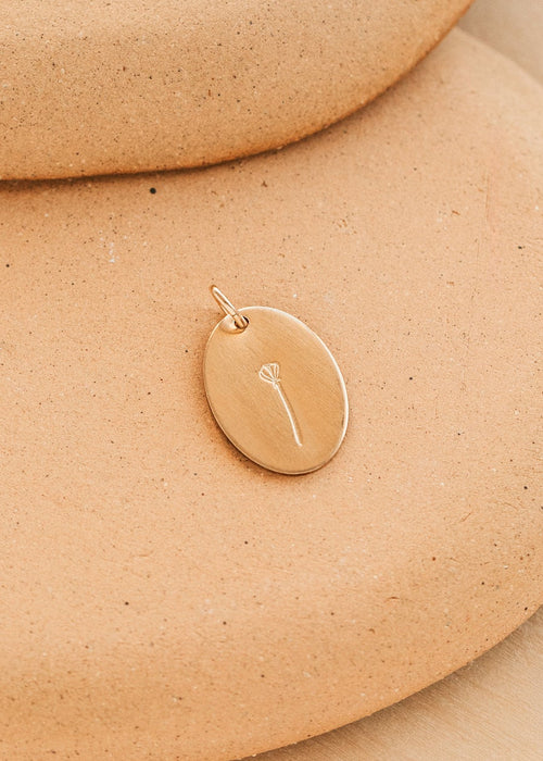 Raising Wildflowers Oval Pendant