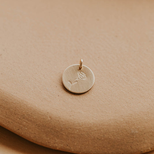 Birth Flower In Bloom Charm