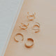 Piercings Optional Earring Set - Gold