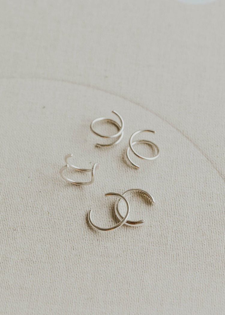 Piercings Optional Earring Set - Silver