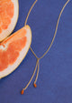 Gemma Lariat Necklace