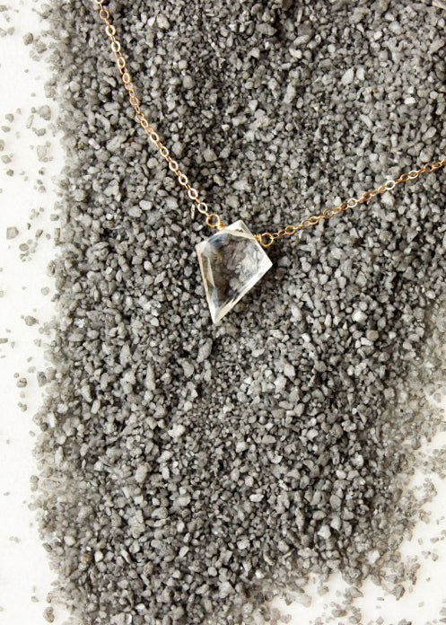 Crystal Dagger Necklace – Overstock Sale