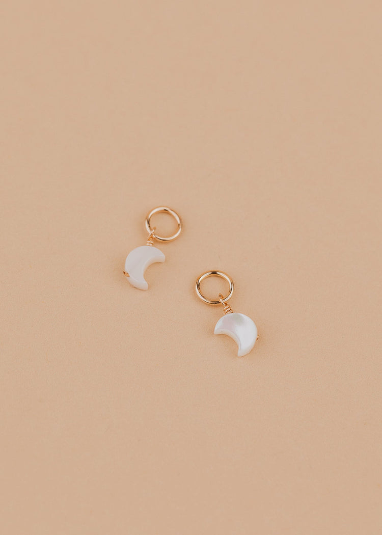 Moon Mother of Pearl Charms