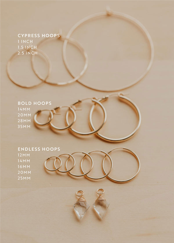 hoop charms with all hoop options