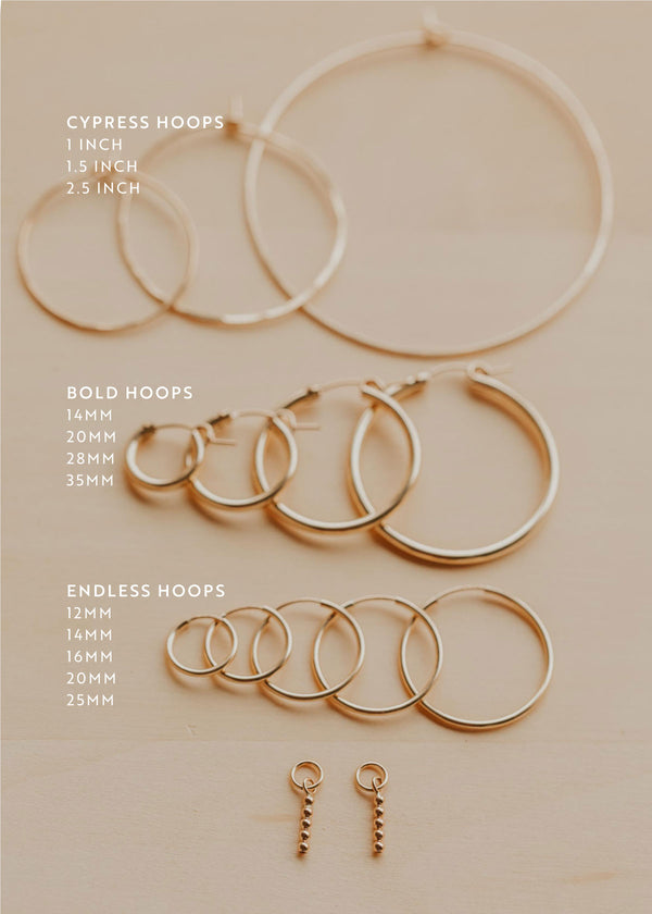 honey charms with hoop options