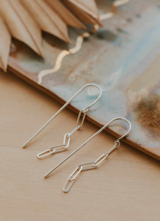 Threader Earrings: Silver & Gold Threader Earrings | Hello Adorn