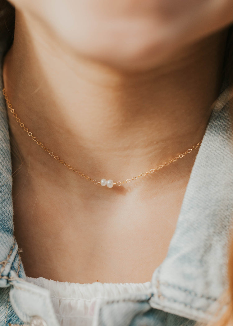 Pearl Linked Necklace