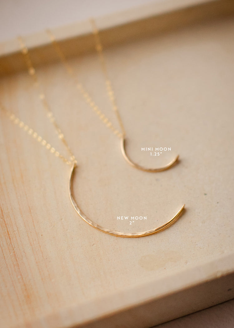 New moon pendant sales