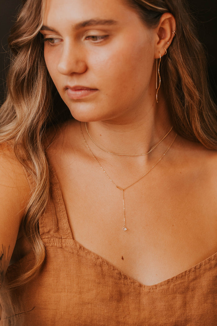 Lana lariat necklace outlet