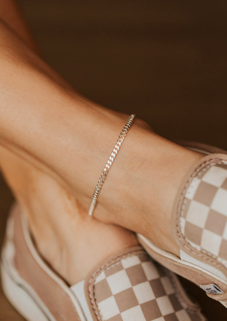 Hello Adorn Rici Anklet Sterling Silver Jewelry