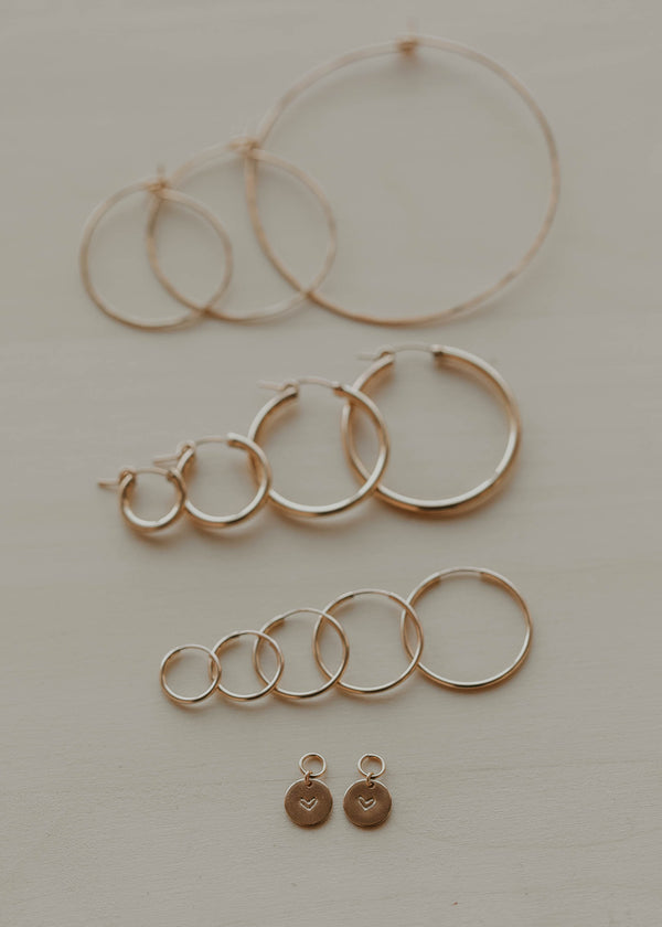 our heart charms fit on endless, bold and cypress hoops
