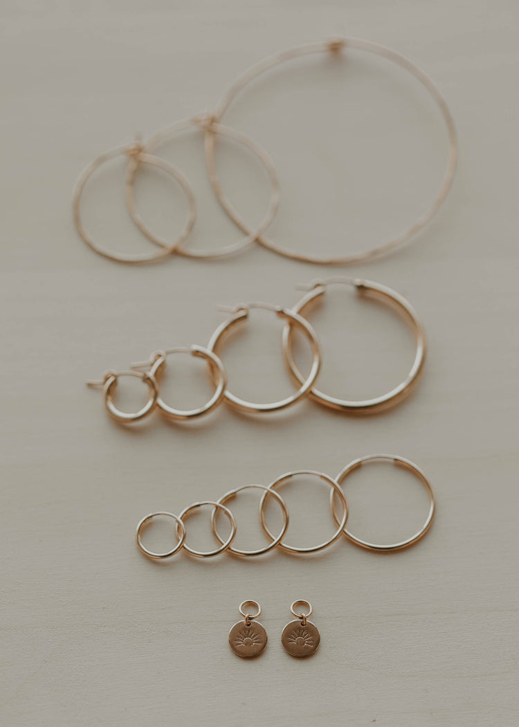 our sunshine charms fit on endless, bold and cypress hoops