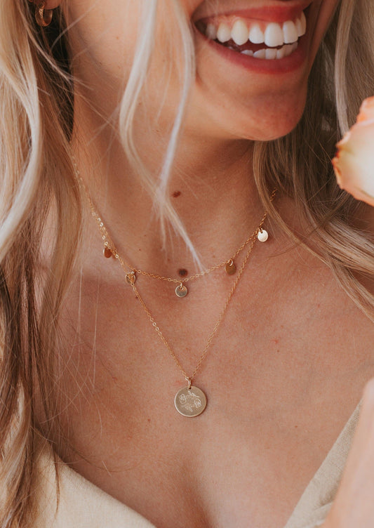 Cancer In Bloom Necklace