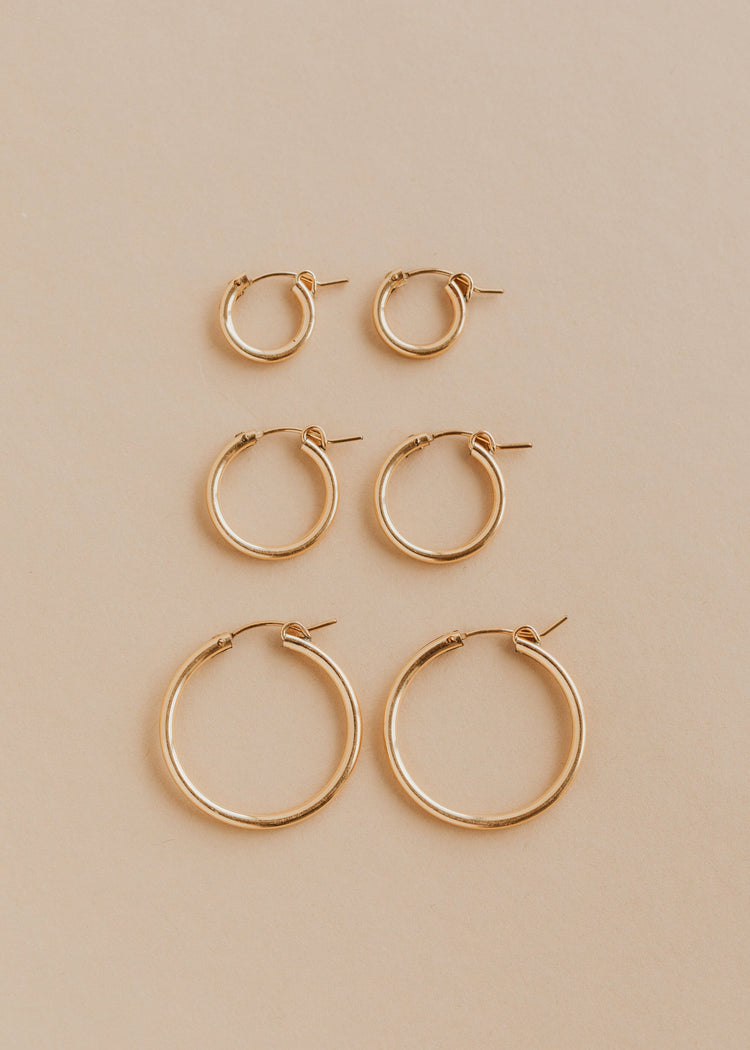 Billie Charms + Bold Hoops
