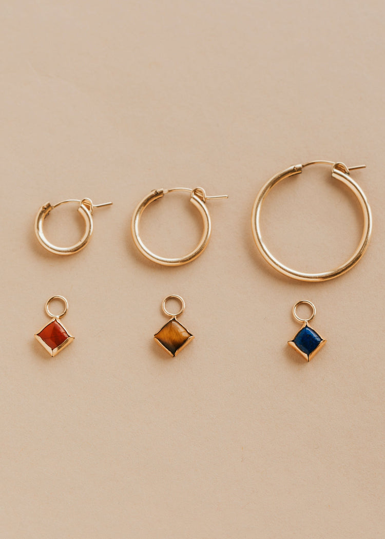 Billie Charms + Bold Hoops