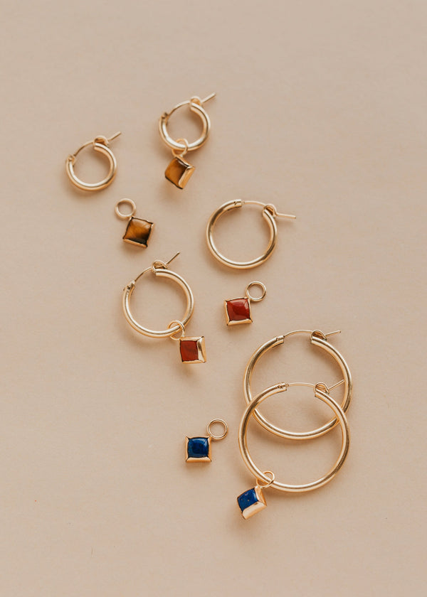 Billie Charms + Bold Hoops