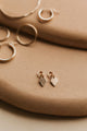 dainty charms for hoop earrings diamond shape charms