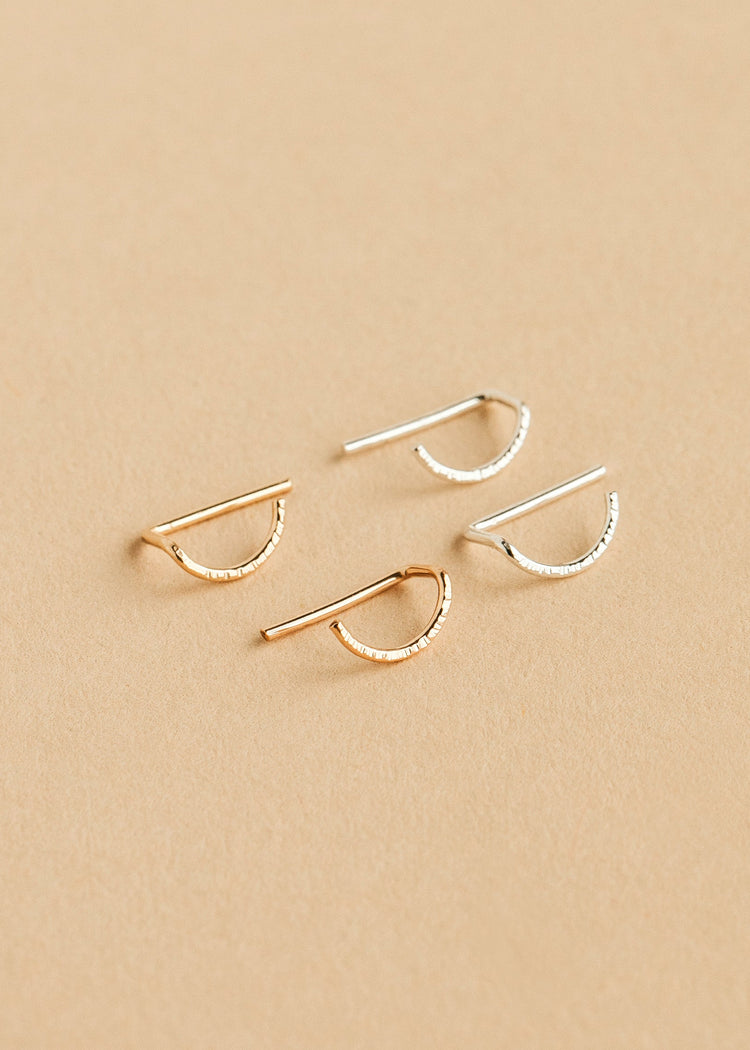 Tiny Curve Ear Climbers