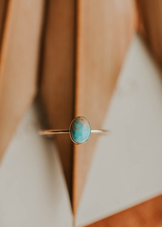 faye ring turquoise gemstone ring