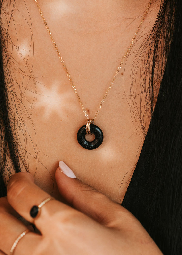 Midnight Palomino Necklace