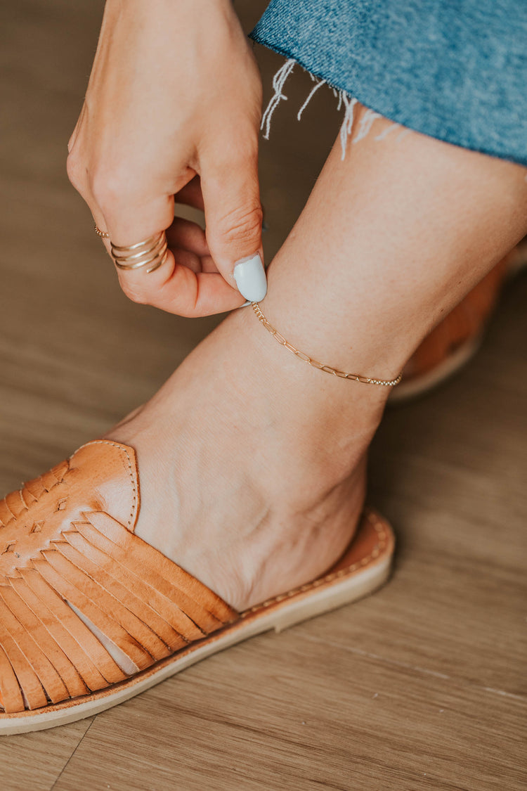 Patchwork Anklet