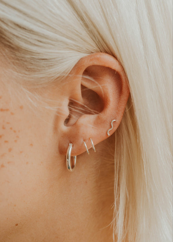 Hello Favorites Earring Set - Silver