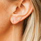 Tiny V Ear Climbers