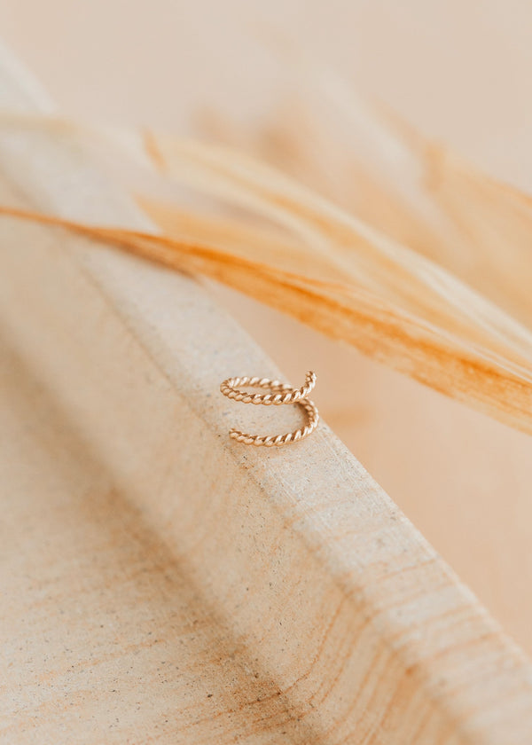 Twisted Tiny Twist Nose Ring