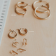Hello Favorites Earring Set - Gold