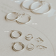 Hello Favorites Earring Set - Silver