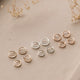 Tiny Twist Earring – 4mm + 10mm