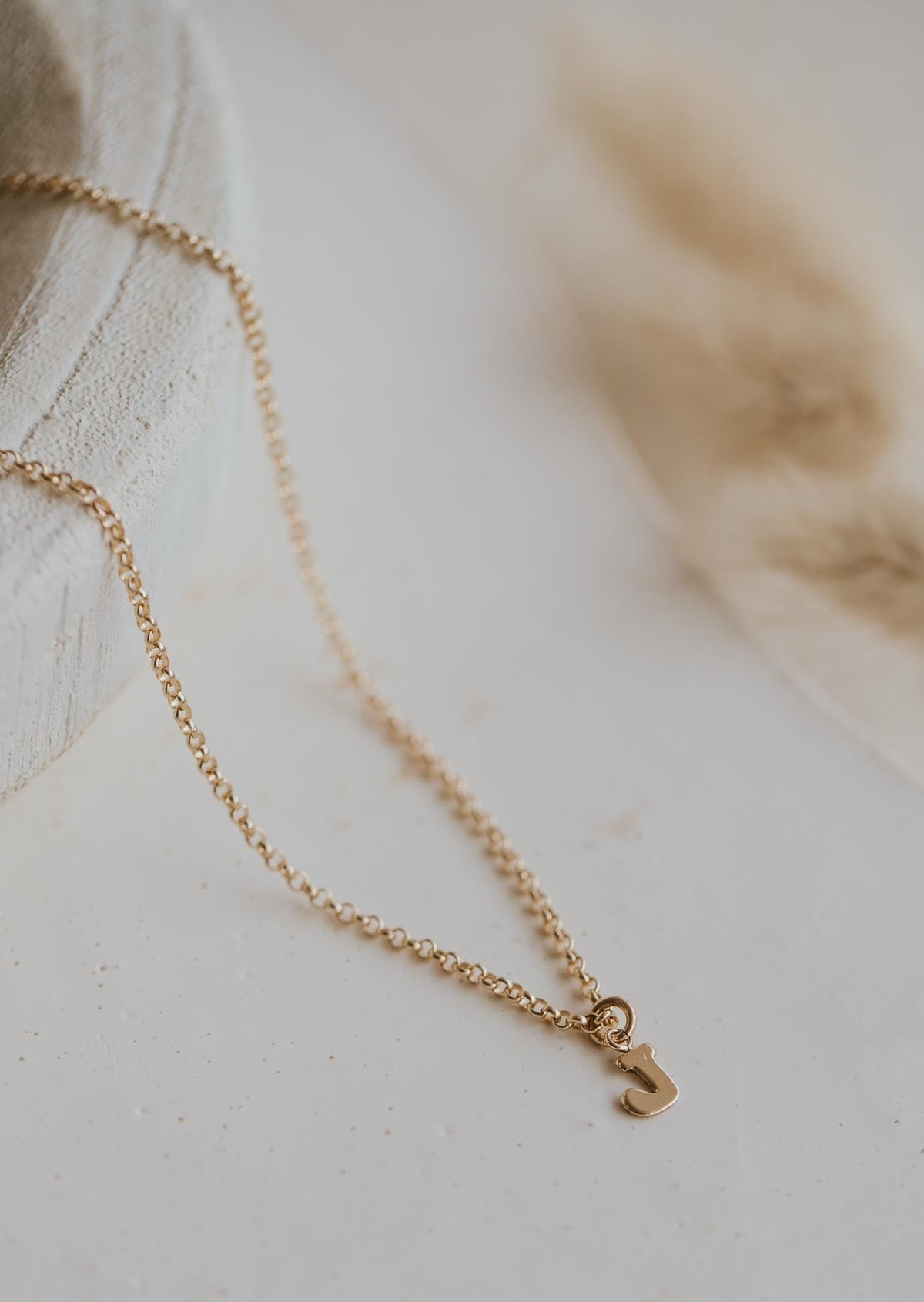 Birdie Initial Necklace