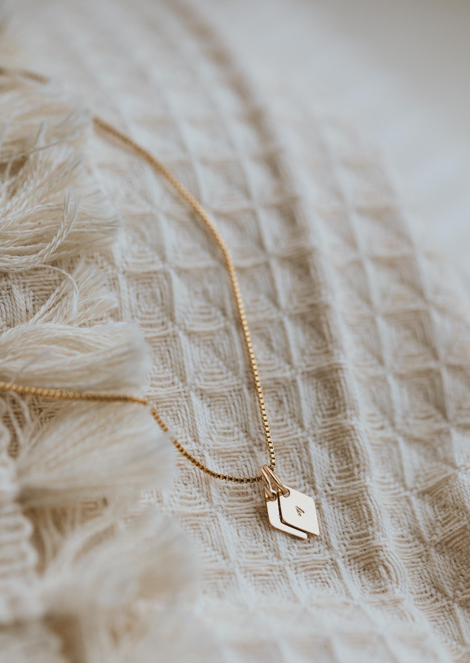 Hello Adornโs Cece Initial Necklace Hello Adornโs Cece Initial Necklace