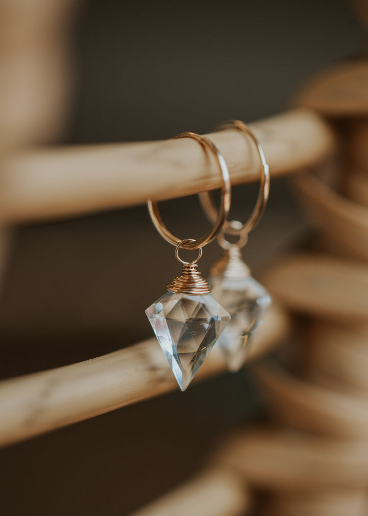 Dagger Drop Hoops