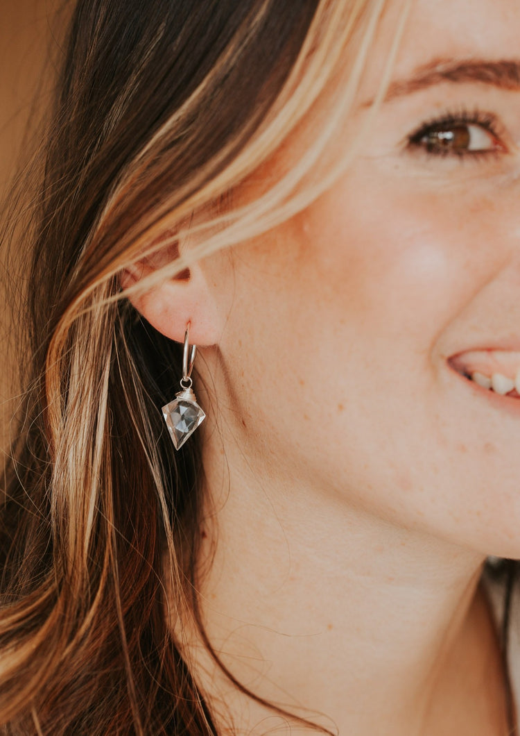 Dagger Drop Hoops