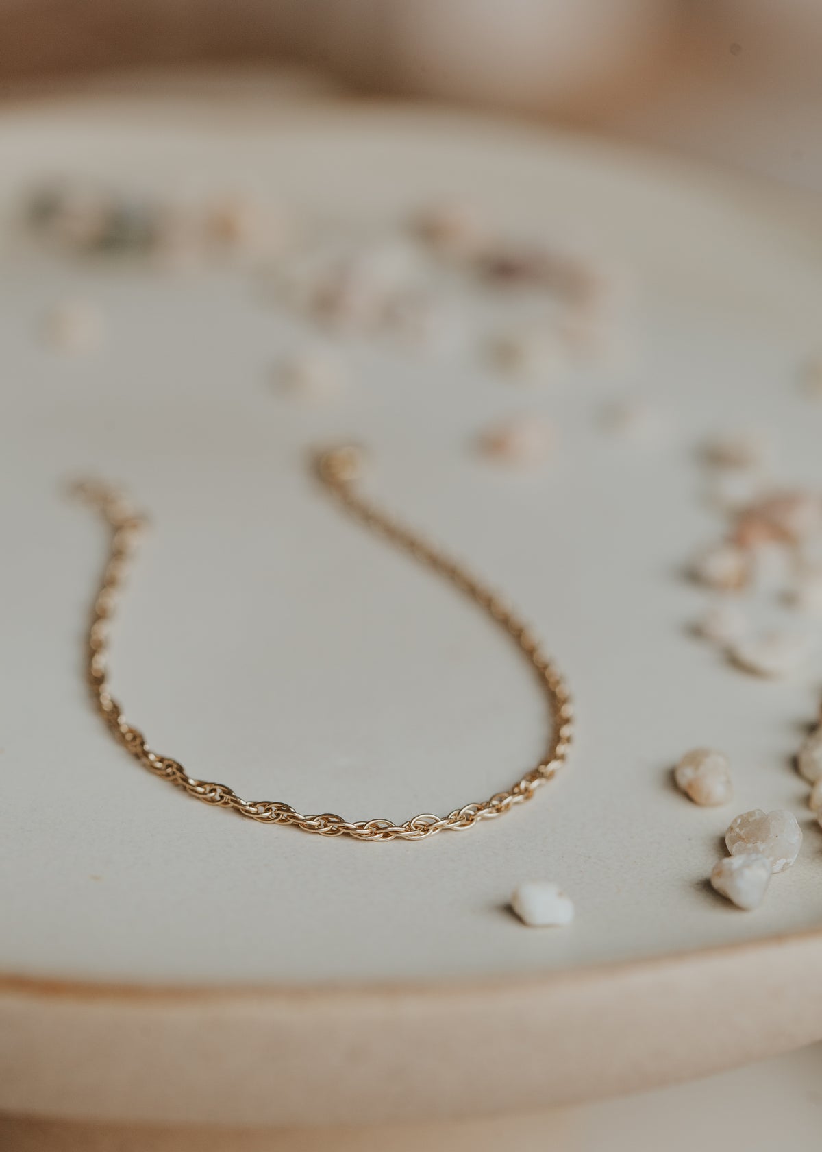 A beautiful double rope chain bracelet in 14kt Gold Fill.