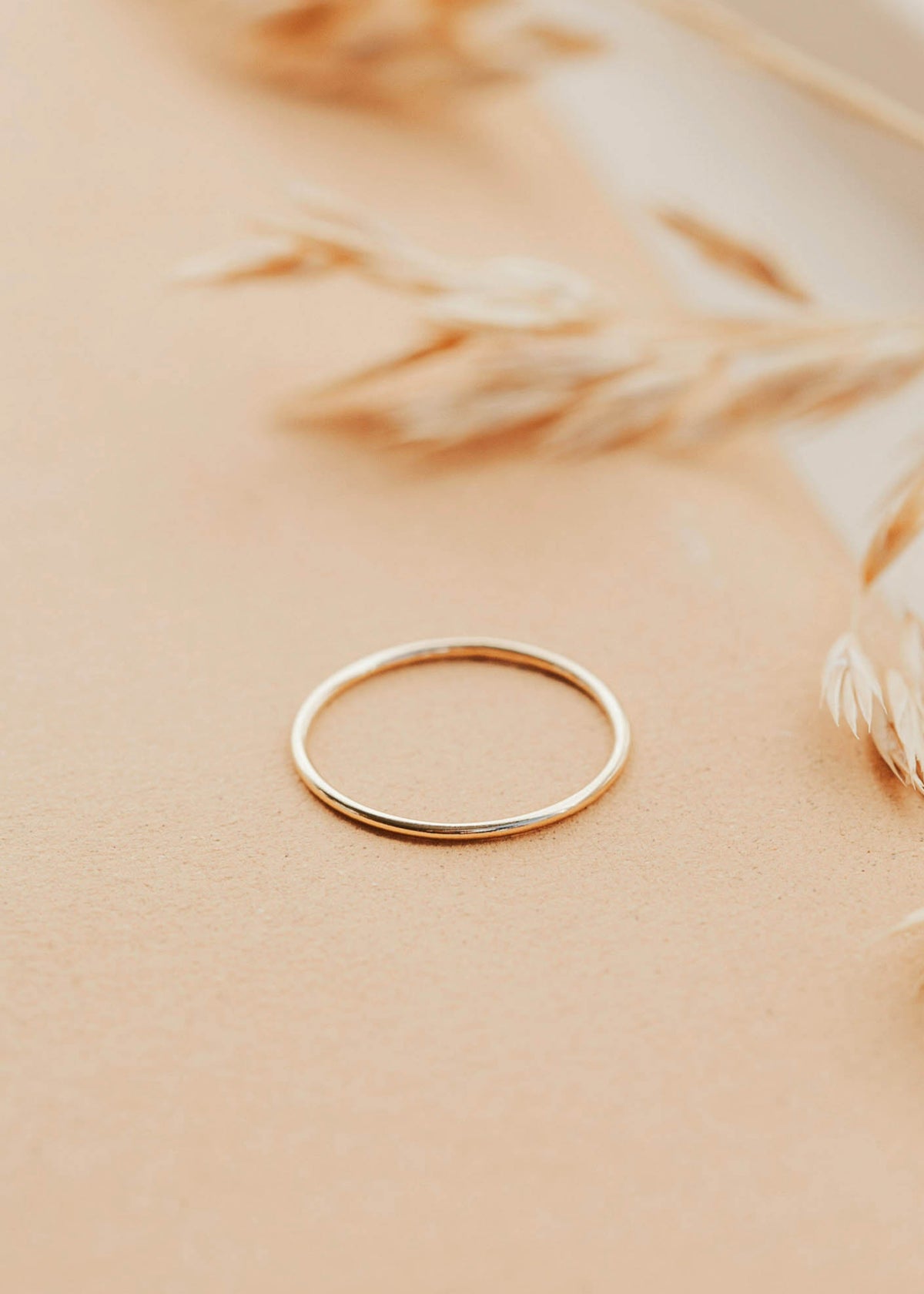 9ct Gold Wavy Square Stacking Ring - Solid Recycled Gold, UK Handmade, Midi Band, 1mm Width