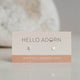 Sterling silver tiny stud earrings by Hello Adorn.